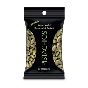 Wonderful Pistachios Roasted & Salted 2.5 oz