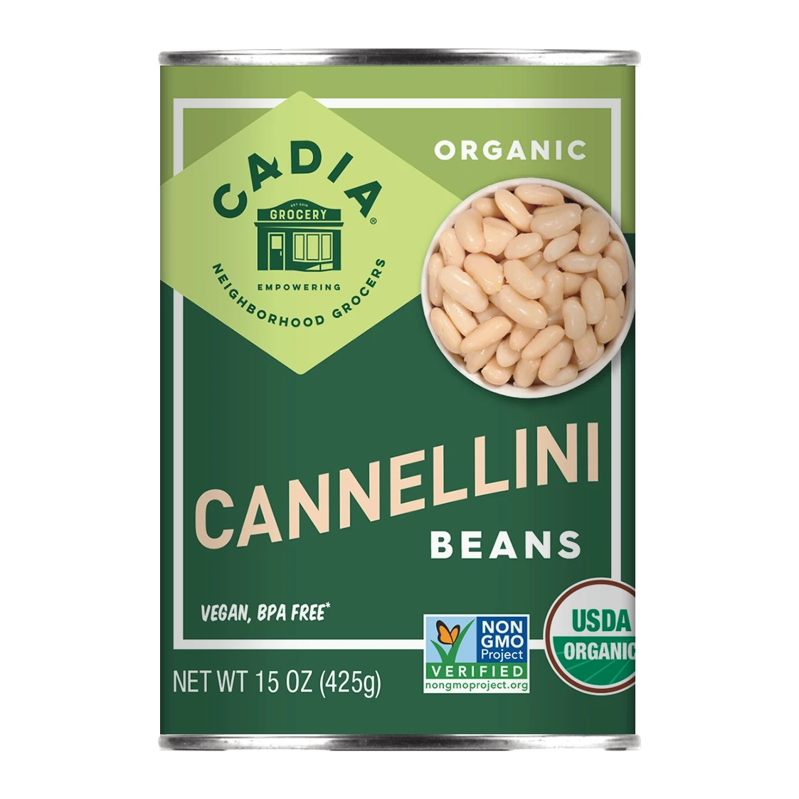 Cadia Canned Organic Cannellini Beans 15 oz