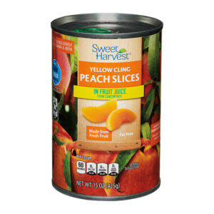 Sweet Harvest Peach Slices in Fruit Juice 15 oz