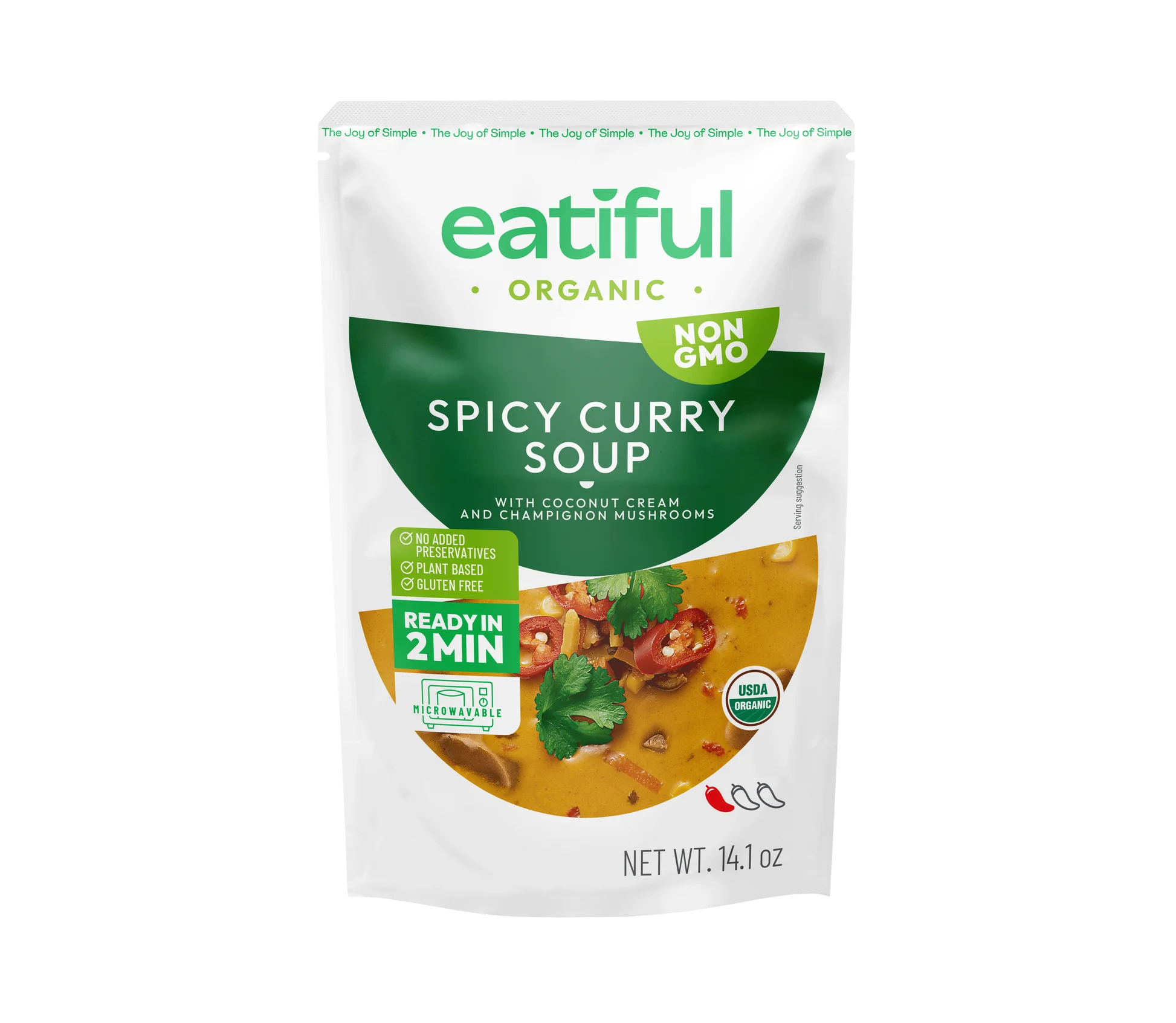 Eatiful Soup Spicy Curry Organic 14.1 oz