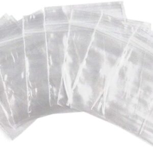 100 Piece Self Locking 2" X 2" Plastic Bags 2mm