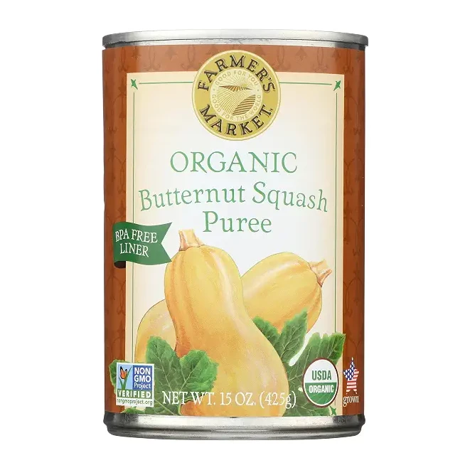 Farmer's Market Butternut Squash Puree Organic 15 oz