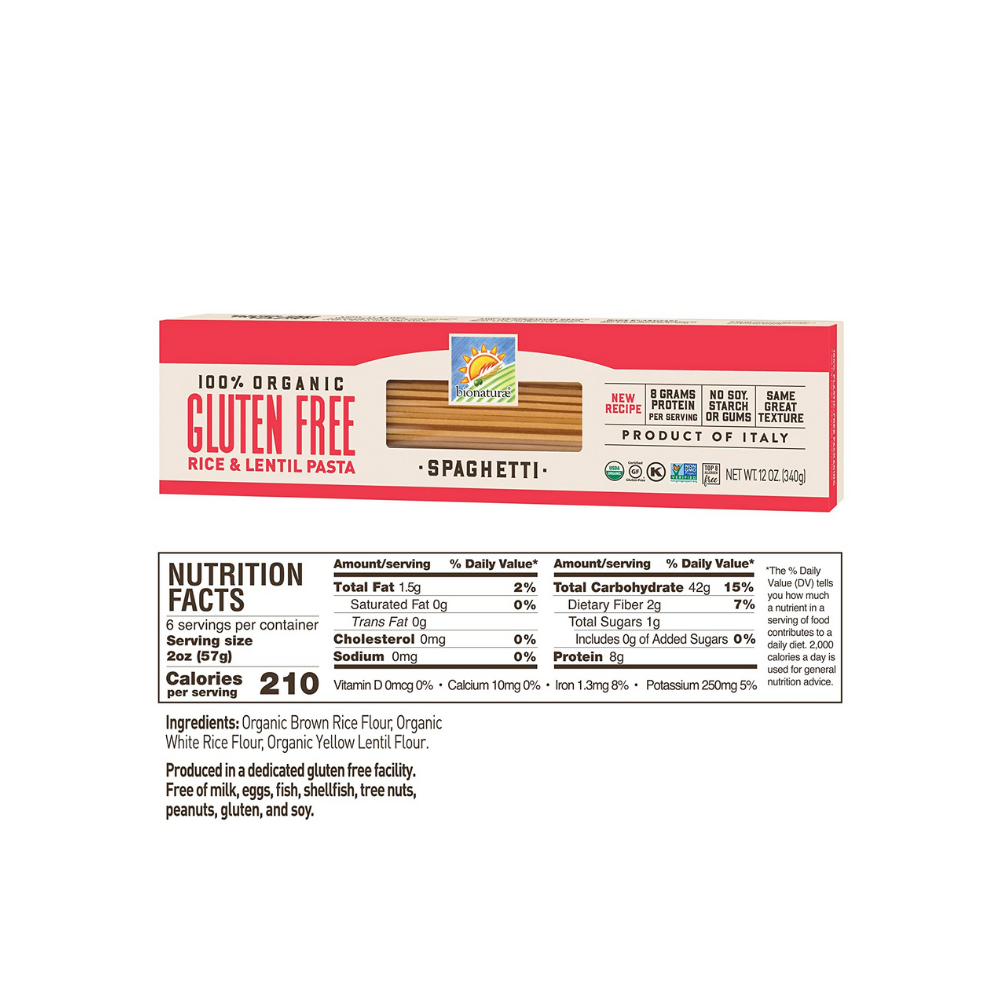 Bionaturae Pasta Spaghetti Organic 12 oz