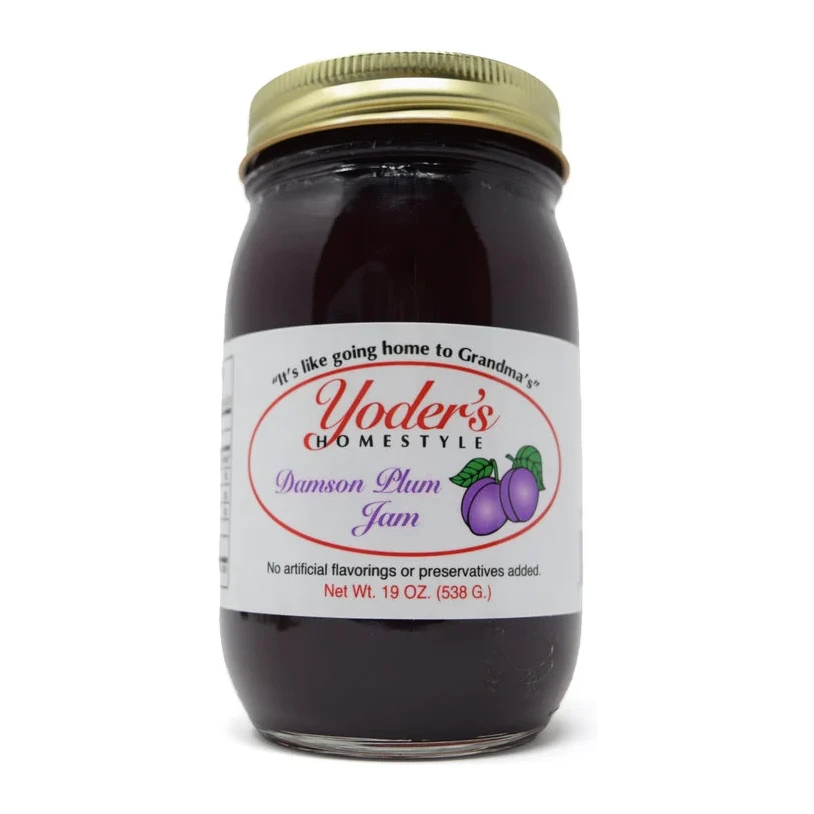 Yoder's Damson Plum Jam 19 oz