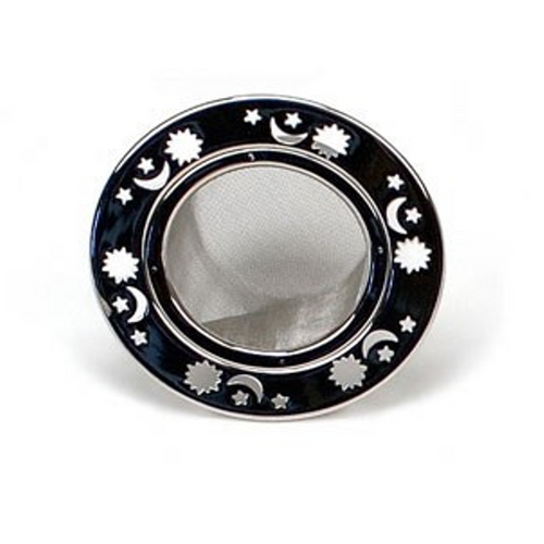 Wide Rimmed Tea Strainer Stainless Steel 2"x3.75"