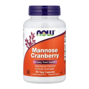 NOW Mannose Cranberry 90 Vcaps