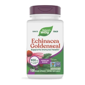 Nature's Way Echinacea Goldenseal 100 Vcaps
