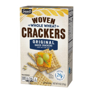 Savoritz Woven Whole Wheat Crackers Original 9 oz