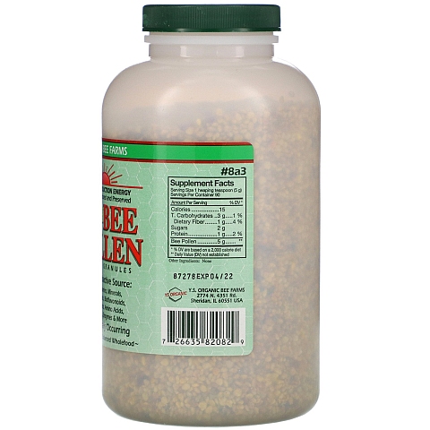 Y.S. Eco Bee Farms Fresh Bee Pollen Whole Granules 8 oz - Image 2