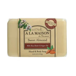 A LA MAISON SOAP BAR FRNCH SWEET ALMOND 8.8 OZ