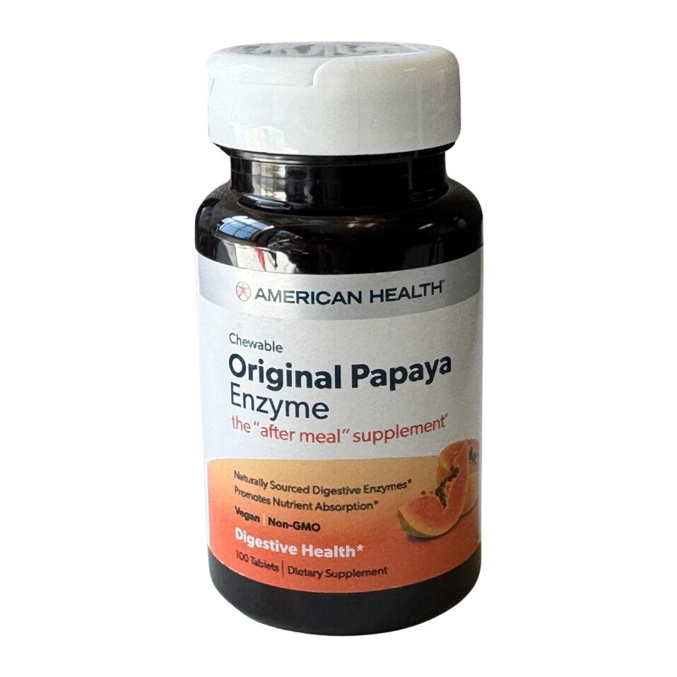 American Health Papaya Enzyme Original 100 Tab