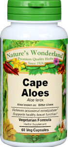 Nature's Wonderland Cape Aloes 60 Vcaps 775mg