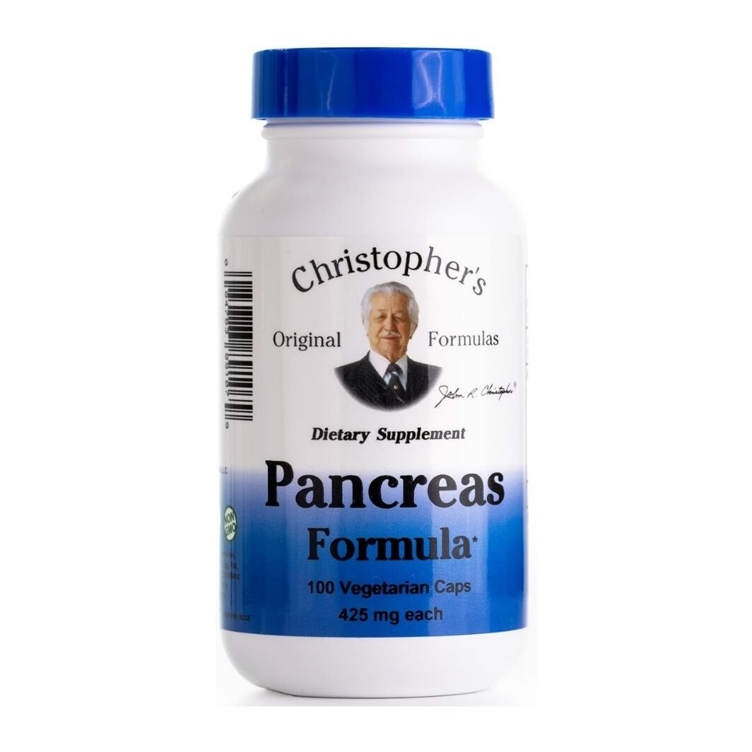 Christopher's Nourish Pancreas 100 Vcaps