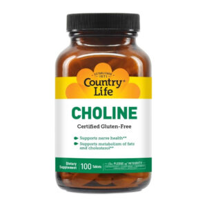 Country Life Choline 100 Tabs 266mg