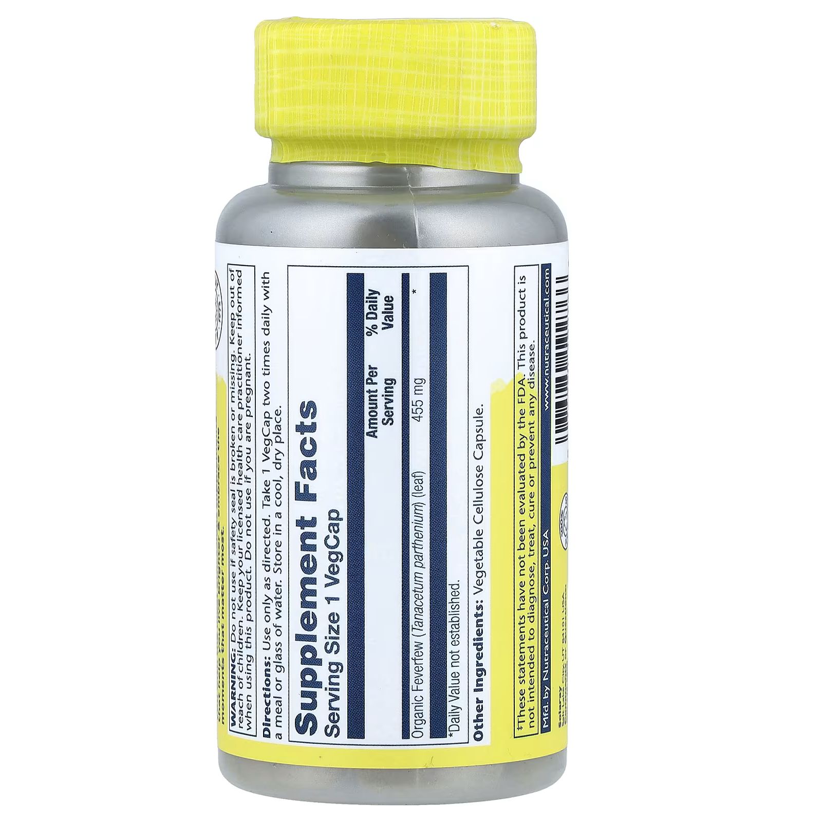 Solaray Feverfew 100 Vcaps - Image 2