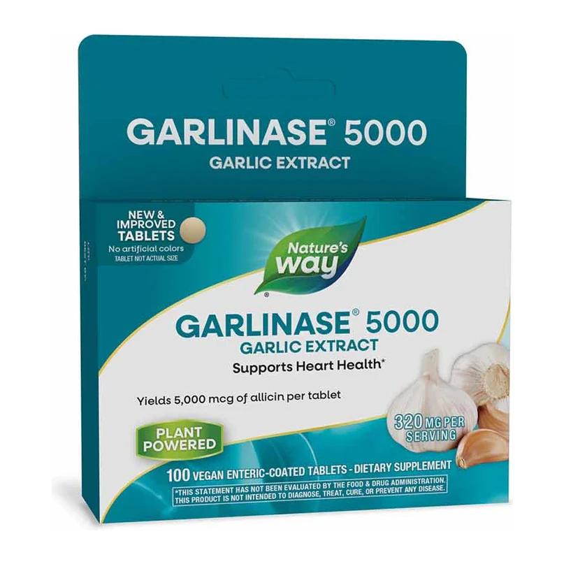 Nature's Way Garlinase Fresh 5000 mcg of Allicin 100 Enteric-Coated Tabs
