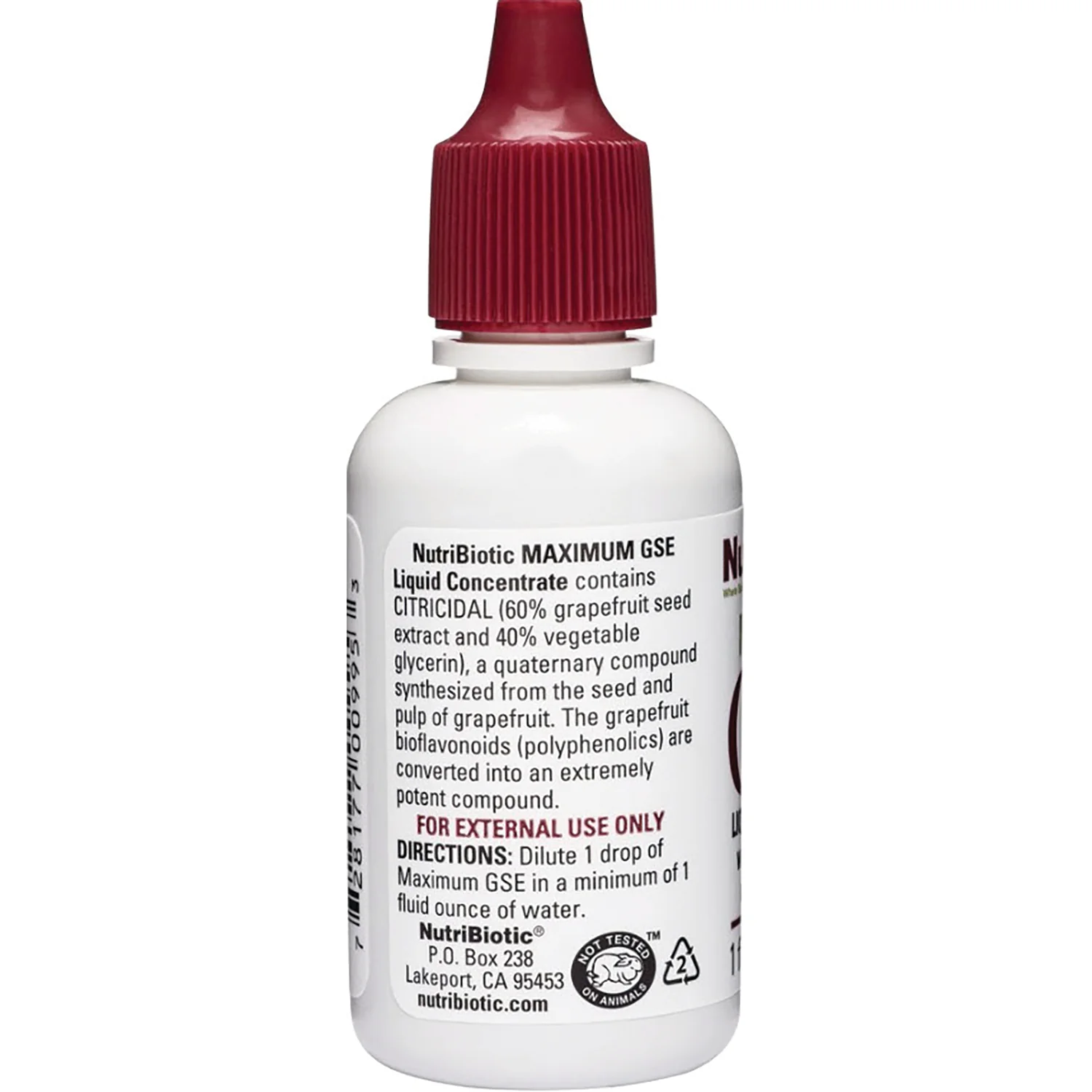 NutriBiotic Maximum GSE 1 fl oz - Image 2