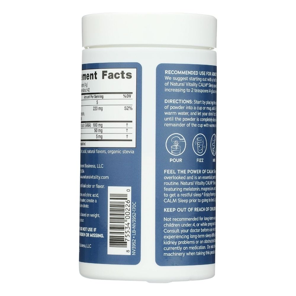 Natural Vitality Calm Sleep Powder 6 oz - Image 2