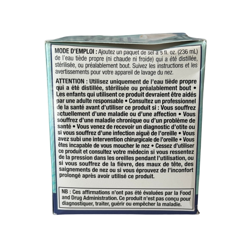 ANS Neti Pot Salt 40 Packet Box - Image 3