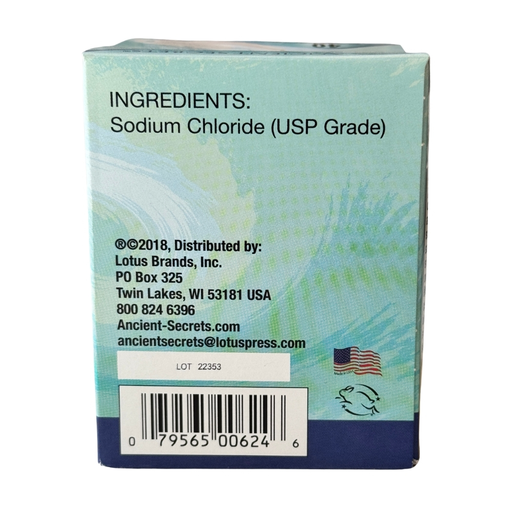 ANS Neti Pot Salt 40 Packet Box - Image 2