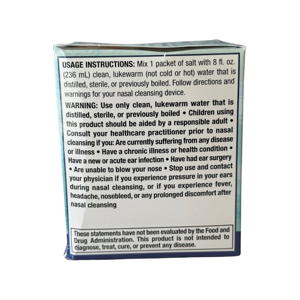ANS Neti Pot Salt 40 Packet Box - Image 4