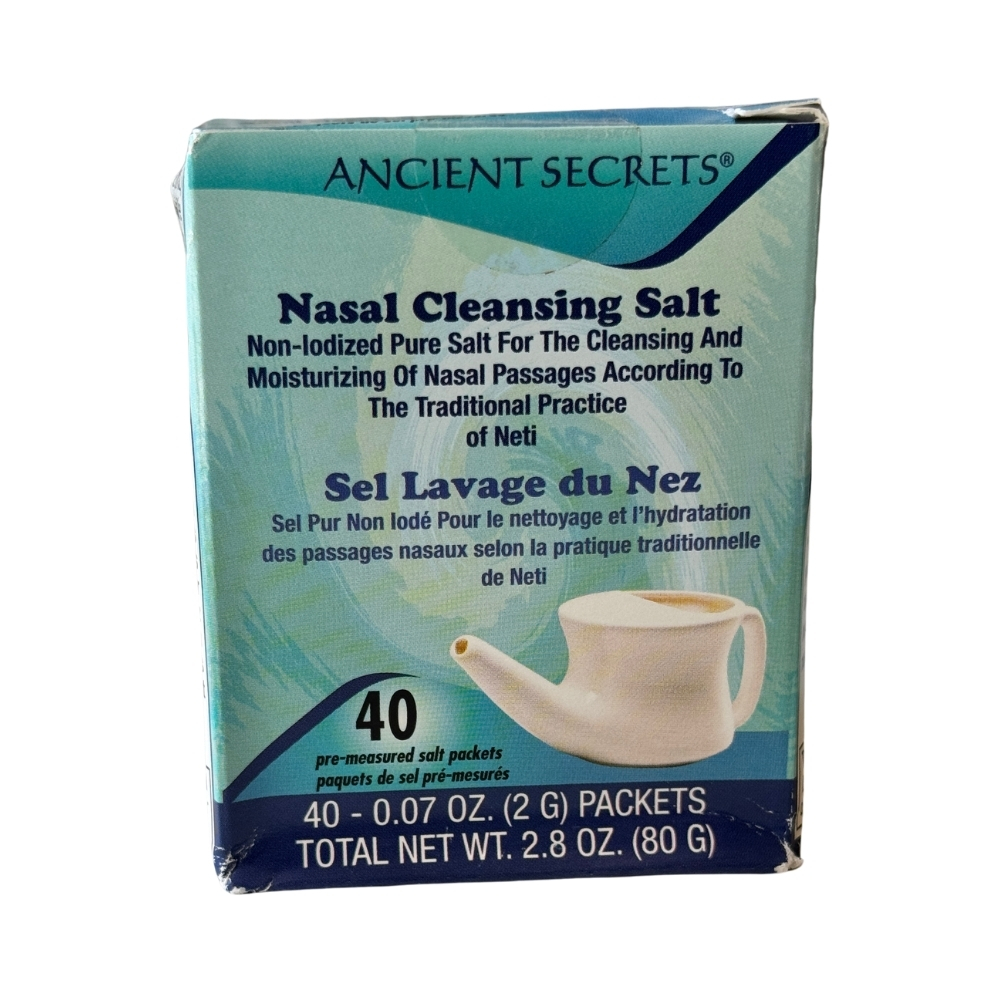 ANS Neti Pot Salt 40 Packet Box
