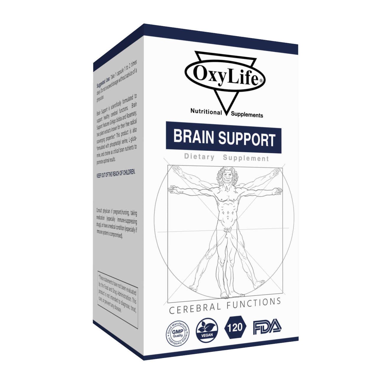 Oxylife Brain Support 120 Vcaps