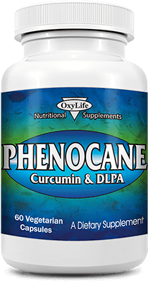 OxyLife Phenocane Curcumin & DLPA 60 Vcaps