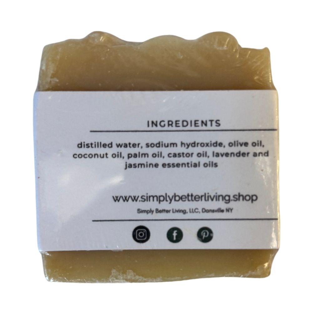 One With Nature Lavender and Jasmine Soap 4.5 oz - Image 2