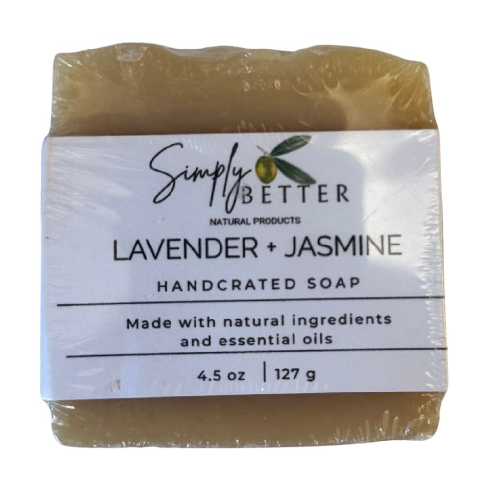 One With Nature Lavender and Jasmine Soap 4.5 oz