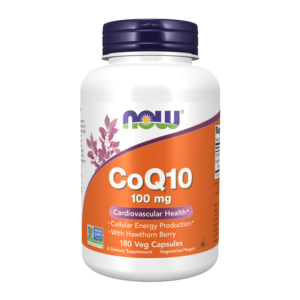 NOW CoQ10 with Hawthorn Berry 180 Vcaps