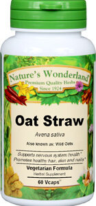 Nature's Wonderland Oat Straw 60 Vcaps 300mg