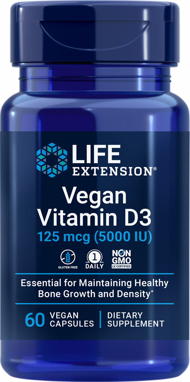 Life Extension Vitamin D-3 5000iu 60 Vcaps