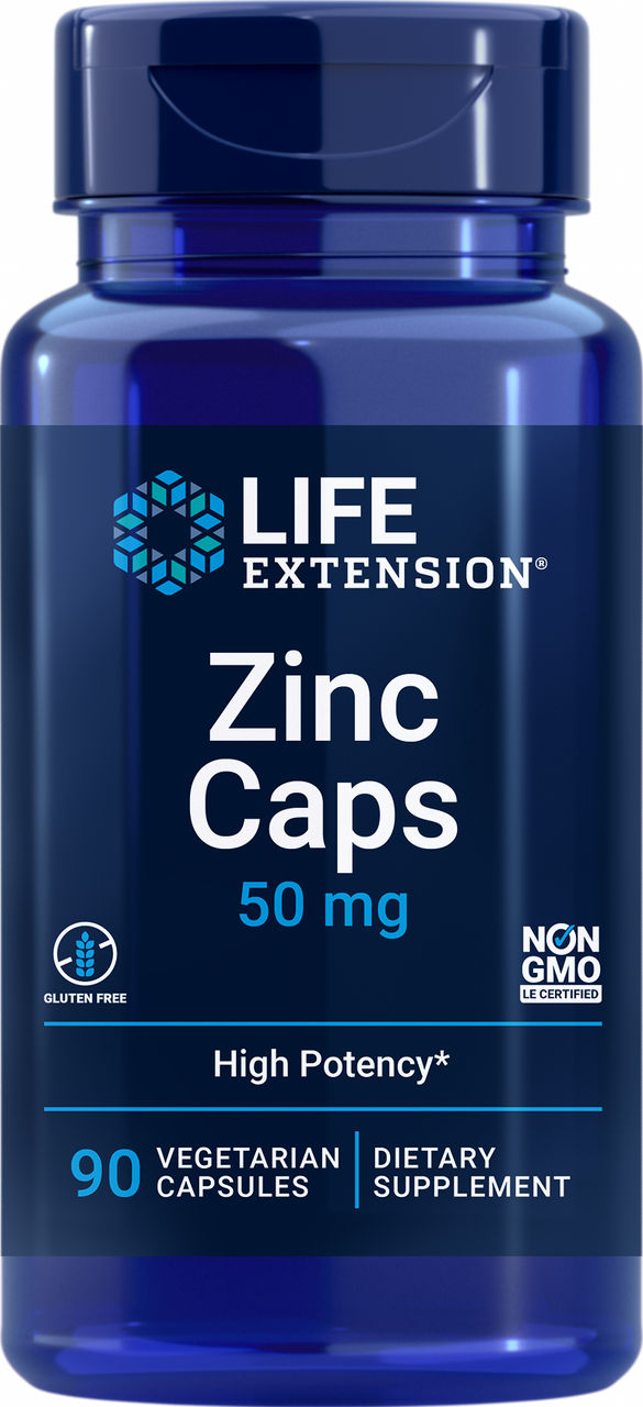 Life Extension Zinc Caps 50mg 90 Vcaps