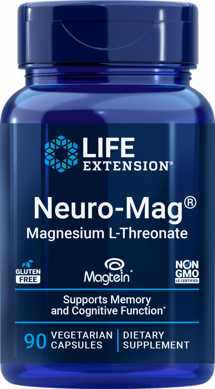 Life Extension Neuro-Mag Magnesium L-Threonate 48 mg 90 Vcaps