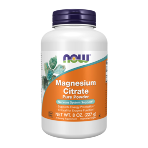 NOW Magnesium Citrate Powder 8 oz