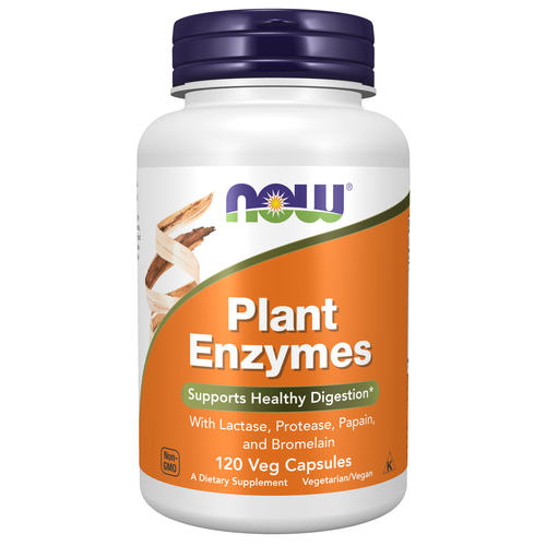 NOW Plant Enzymes 120 Vcaps - Image 2