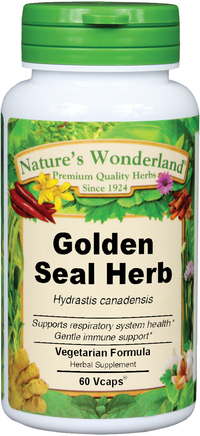 Nature's Wonderland Goldenseal Root 60 Vcaps 650mg
