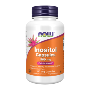 NOW Inositol Capsules 100 Vcaps 500mg