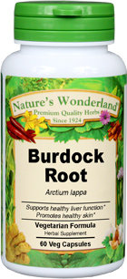 Nature's Wonderland Burdock Root 60 Vcaps 625mg