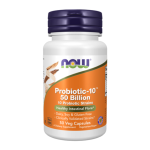NOW Probiotic-10, 50 Billion 50 Vcaps