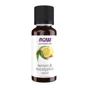 NOW Lemon & Eucalyptus Essential Oil Blend 1 oz