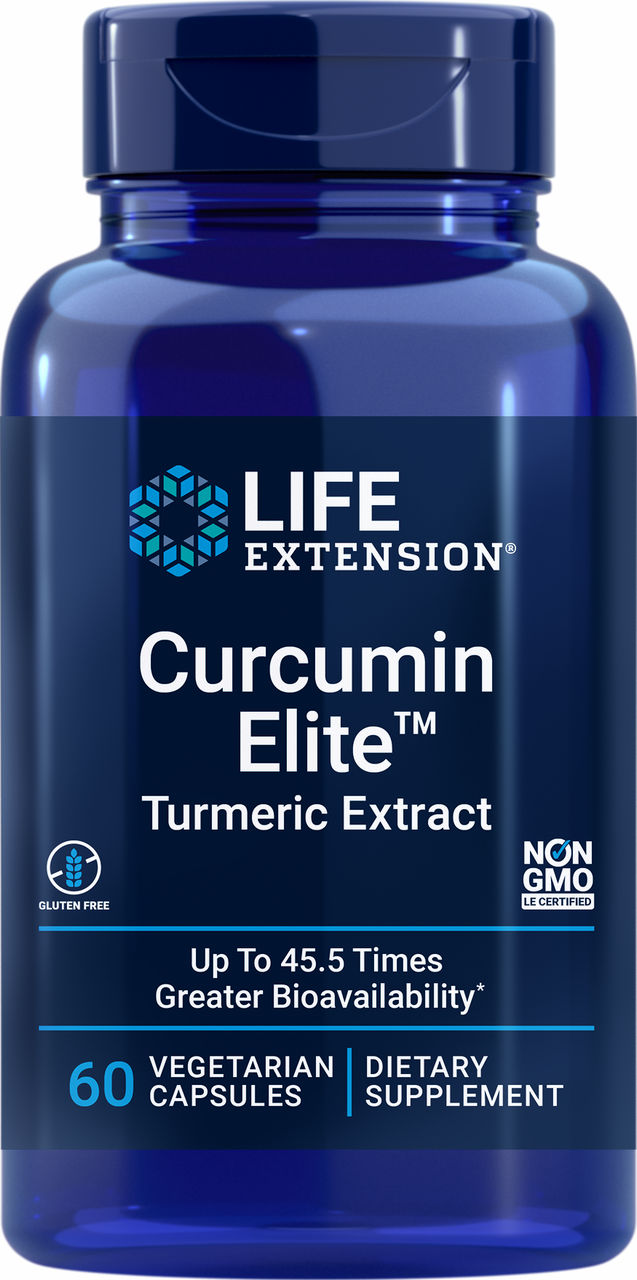Life Extension Curcumin Elite Turmeric Extract 60 Vcaps