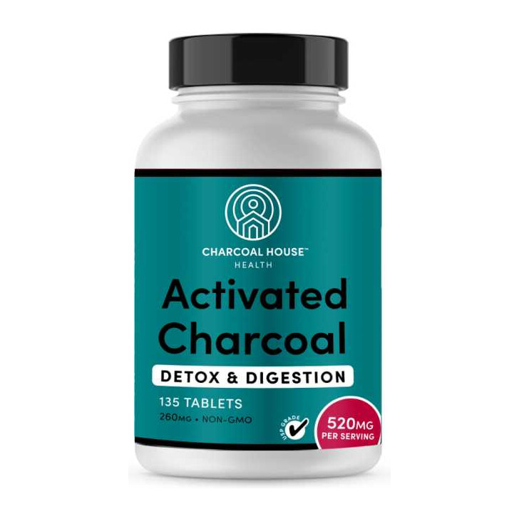 Charcoal House Activated Charcoal 135 Tablets