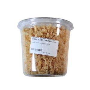 Ginger Dices Sulphur 1 lb