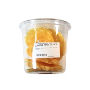 Pineapple Rings Unsweetened Unsulfured Organic 8 oz