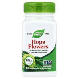 Nature's Way Hops Flowers 620 mg 100 Vcaps