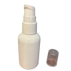 White Plastic Treatment Bottle, 2 oz.