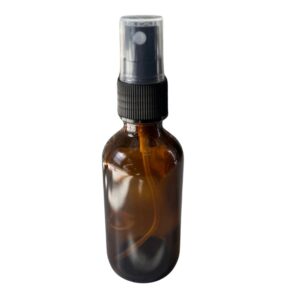 Amber Bottle 2 oz W/sprayer