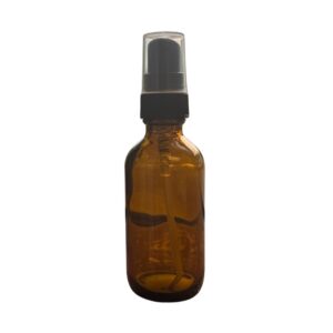 Amber Bottle 2 oz W/treatment Pump